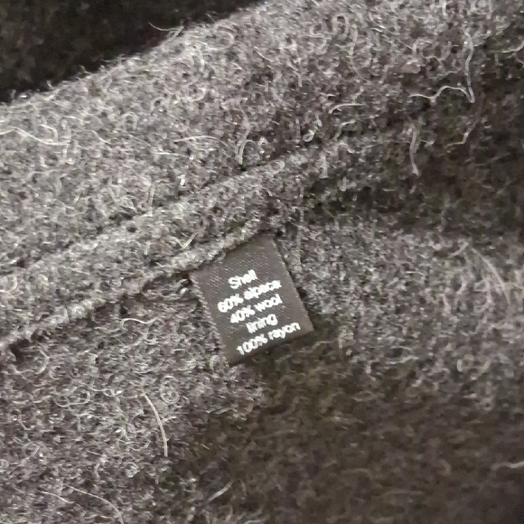 Peruvian Connection Charcoal Coat - Picture 6 of 15